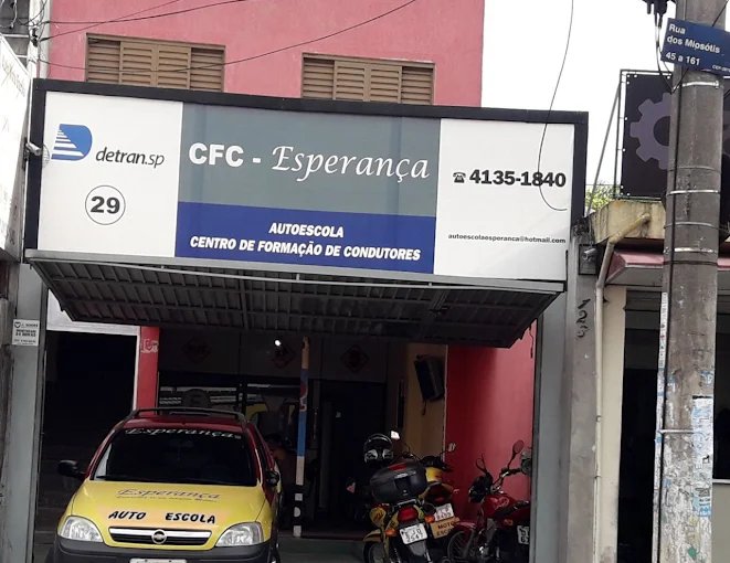 Recepção e atendimento da Autoescola Esperança